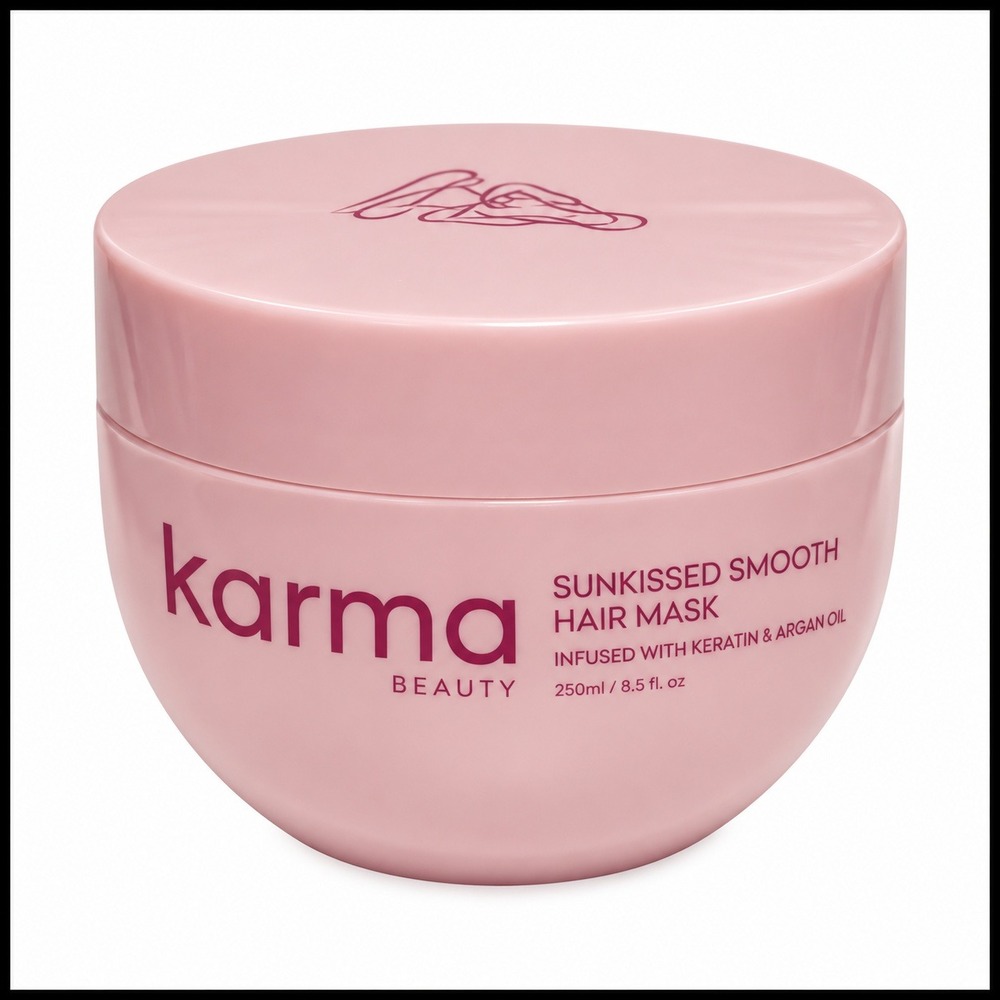 Karma Beauty Sunkissed Smoothie Hair Mask Keratin Argan Oil 250ml 8.8oz Sealed